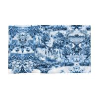 Toile De Jouy Toalla Algodón Francés Azul Marino Baño Ducha Deportes Yoga Toallas - details 136