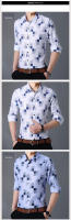 Camisas a cuadros para hombre, camisa de manga larga con botones, informal, Social, negocios, oficina, talla grande 7XL - details 5