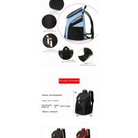 Bolsa de transporte para gatos, plegable, doble hombro, portátil, productos para mascotas, mochila transpirable de viaje al aire libre, venta directa de fábrica - details 2