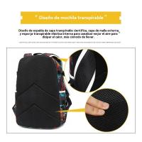 Mochila de Hombro para Hombres Estudiantes Impresada Impermeable Ideal para Viajes al Aire Libre - details 5