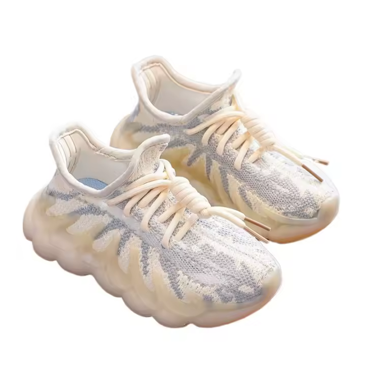 Zapatillas de Coco para Niños Primavera-Verano 2025 Zapatos Deportivos Transpirables para Niños Medianos y Grandes Zapatos de Malla para Correr de Pulpo para Niñas - 1
