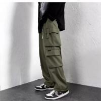 Pantalones deportivos para hombre, ropa deportiva para gimnasio, tallas grandes, moda Y2K, ropa holgada. - details 4