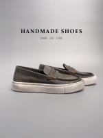 Cuero lavado al agua, primera capa de cuero de vaca, zapatos de hombre hechos a mano, estilo vintage. - details 16