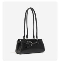 Bolso de lujo ligero francés para las axilas, nuevo bolso baguette para mujer, bolso de hombro tipo almohada portátil de alta gama. - details 11