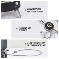 BU B18 18000W Camping de alta potencia con encendido piezoeléctrico Estufa de mochilero de gas de siete núcleos a prueba de viento al aire libre - details 6