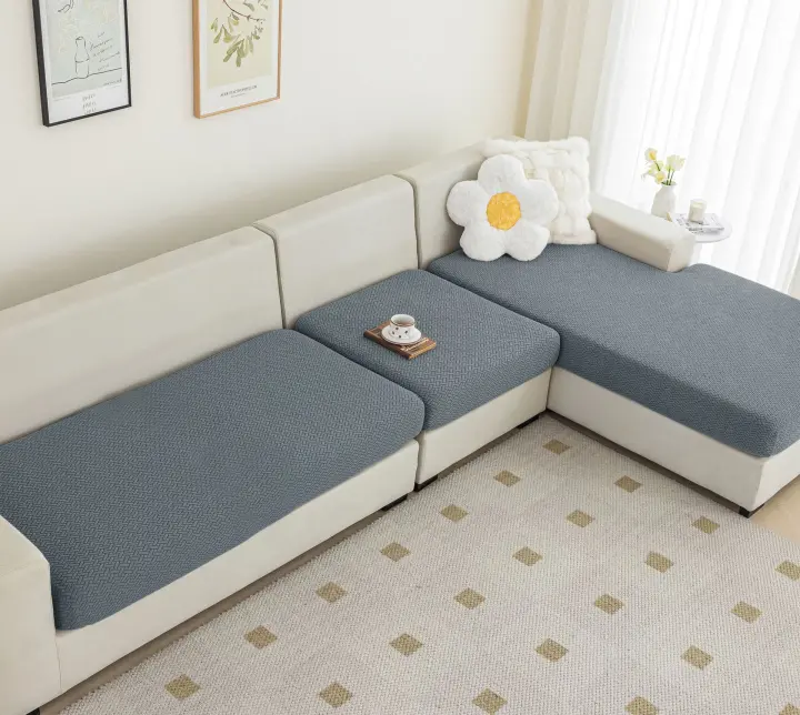 Funda elástica para asiento de sofá, funda de cojín para sofá reclinable de 1/2/3 asientos, antideslizante - 1