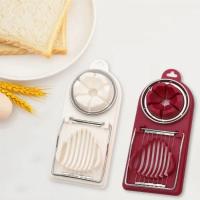 Cortador de huevos de acero inoxidable para cocina, rebanador multifuncional de alta calidad para carne y almuerzo, 2 piezas, nuevo - details 6