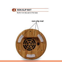 Humidificador de Aire Ultrasonido 100ml con Patrón de Hoja Essential Oil Diffusión Aromaterapia Luz LED de 7 Colores Regulador de Humedad para Habitaciones Menos de 30 Metros Cuadrados Fabricado en China - details 6