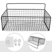 Cesta de hierro, estante para champú en polvo para pared de baño, orificio perforador, colgador de condimentos de cocina - details 12