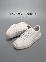 Zapatos de tablero hechos a mano de suela gruesa, ligeros y transpirables, versátiles, pequeños zapatos blancos de gama alta - details 5