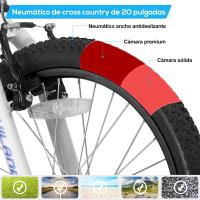 Bicicletas para Niños y Niñas 20 Pulgadas, 1 Velocidad, Horquilla de Suspensión y Freno en V - details 12