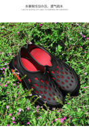 Sandalias Gruesas de Suela con Agujero para Hombres y Mujeres Moda de Playa, Deportes de Ocio, Temperamento Versátil, Pisando Caca - details 40