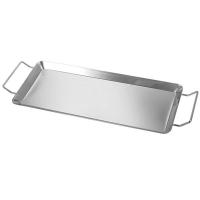 Plancha Rectangular plana para cocinar, accesorio para parrilla de Camping, con 2 asas - details 7