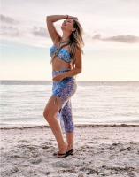 Bikini brasileño Sexy para mujer, traje de baño de manga larga con vestido de tres piezas, tanga, ropa de playa 2024 - details 6
