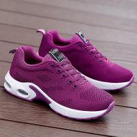 Zapatos Deportivos transpirables para mujer, zapatillas para correr con cojín de aire, suaves, informales, cómodas, color blanco - details 3
