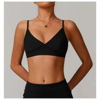 Sujetador deportivo de secado rápido de alta elasticidad para mujer, ropa deportiva ajustada, correa de hombro ajustable, Yoga, Fitness - details 7