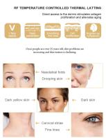Dispositivo de Estiramiento Facial de radiofrecuencia RF, masajeador de belleza de matriz de puntos, eliminador de arrugas en el hogar, máquina de masaje Facial para estiramiento de la piel - details 12