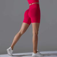 Deportes sin costuras para mujer, ciclismo, trotar, Fiess, cintura alta, Push Up, pantalones cortos de gimnasio, mallas, ropa de Yoga - details 1