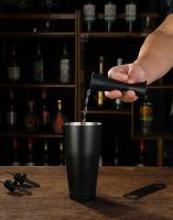 Coctelera trasera Boston Shaker: Juego de 2 piezas: herramienta de barra de barman profesional con peso de 18,6 oz y peso de 25 oz - details 19