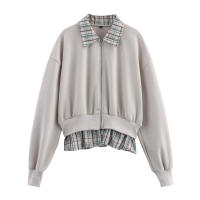 OUWU- Primavera 2025 Traje Casual Chic de Mujer, Sólido, Cuello Alto, Top con Cremallera, Pantalones Largos con Cordón, Conjuntos de Vacaciones de Moda - details 2