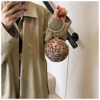 Bolso cruzado con estampado de leopardo para mujer, bolsa pequeña y redonda con cadena, a la moda, novedad de 2024 - details 12