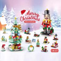 Juego de bloques de Navidad para niños, 24 días, calendario de envío, kits de bricolaje, regalos para niños a partir de 6 años - details 2