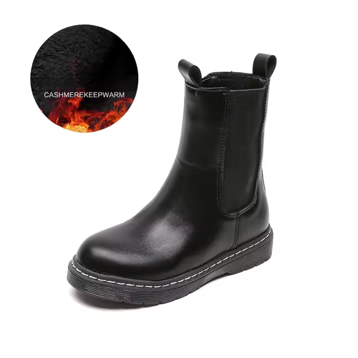 Nuevas botas de cigarrillos para niñas celebridades de Internet de moda botas de estilo británico para niños. - 1