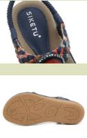 SIKETU-Sandalias de PU para mujer, suaves y transpirables, estilo bohemio para verano y playa - details 4