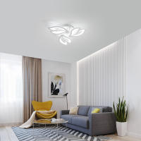 Lámpara de Techo LED Goeco 40W Iluminación Blanca Fría Moderna 3 Cabezas de Pétalos - details 9