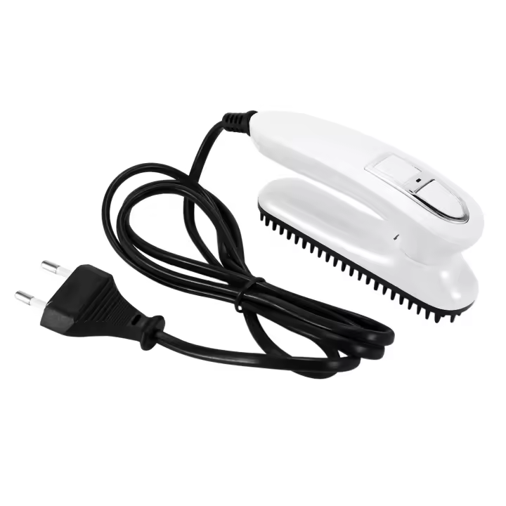 Mini peine plegable para Barba y pelo liso, peine eléctrico para hombres con pelo liso en el lateral, adecuado para - 1
