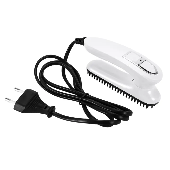 Mini peine plegable para Barba y pelo liso, peine eléctrico para hombres con pelo liso en el lateral, adecuado para - 1