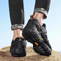 Zapatos de Senderismo para Hombres HikeUp Zapatillas Tácticas de Cuero de Ante - details 29