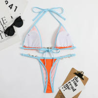 Nuevo traje de baño 2025: traje de baño bikini sexy de color sólido para mujer - details 8