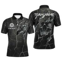 Camisetas con gráficos de dardos a la moda, camisetas personalizadas con nombre del equipo, camisetas estampadas en 3D, camisetas deportivas holgadas y transpirables para hombre - details 5