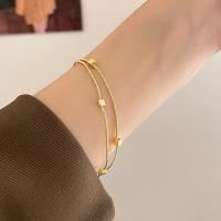 Pulsera de Circonio Brillante de Oro 18k Diseño Exquisito de Corea Regalo Plateado de Ley 925 para Mujer y Niña - details 4