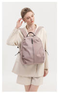 Mochilas al aire libre para mujer Mochila multifuncional para mujer con puerto de carga externo Mochila impermeable Bolsas de viaje para senderismo Preciosa moda Rosa - details 18