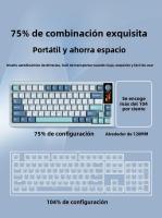 LT75 Teclado mecánico para juegos de tres modos de alta calidad teclado inalámbrico Bluetooth intercambiable en caliente personalizado - details 5