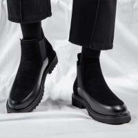 Cómodas botas altas de skate Chelsea para hombre - details 0
