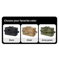 Mochila de Camping de Gran Capacidad Bolsa de Almacenamiento de Tanque de Gas para Uso al Aire Libre Bolsa de Herramientas para Uñas de Tierra Bote de Gas Utensilios de Cocina para Picnic - details 7