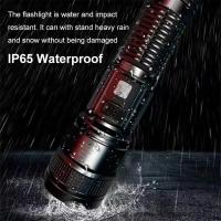 Linterna táctica de largo alcance Linterna LED superbrillante recargable por USB Resistente al agua - details 4