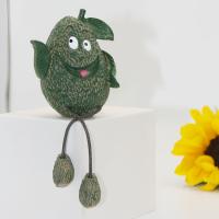 Figura de frutas y verduras de dibujos animados, brócoli, patatas, artesanías de resina, zanahorias, adornos de escritorio, artesanía, estatua de verdura bonita, regalo - details 6
