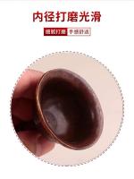 Xizang patrón auspicioso Dharma cobre puro tibetano antiguo taza decoraciones hechas a mano en Nepal - details 2