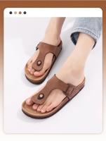 Sandalias de Pisa de Moda Crestar Pantuflas de Playa Antideslizantes para Mujeres en Verano con Suela de Corcho Mules con Soporte de Arco - details 11