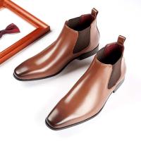 Zapatos de boda de suela blanda cómodos formales de cuero genuino para hombre, diseño de tendón de vaca de bajo precio, otoño - details 4