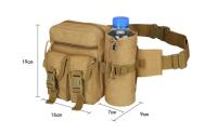 Riñonera táctica de nailon para hombre, bolsa para teléfono con botella de agua para senderismo, deportes al aire libre - details 0