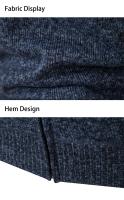 Chaqueta cálida de otoño e invierno para hombre, cárdigan de punto con capucha y chaqueta de algodón polar - details 14
