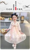Vestido de Princesa Hanfu Nuevo Verano 2025 Estilo Chino Antiguo para Niñas - details 1