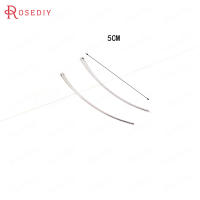 20 piezas, 4CM, 5CM, 6CM, 7CM, barra curva de latón chapada en oro, colgantes, accesorios de joyería Diy, accesorios para pendientes, venta al por mayor - details 6