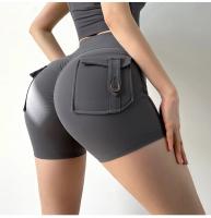 Pantalones cortos de Yoga para mujer, mallas Push Up de cintura alta con bolsillo, para gimnasio, Fitness y correr - details 12