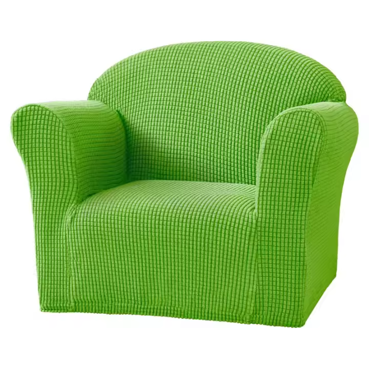 Funda de Sofá Mini Funda de Sofá Suave de 1 Sillón Funda de Sofá Elástica de Color Sólido - 1